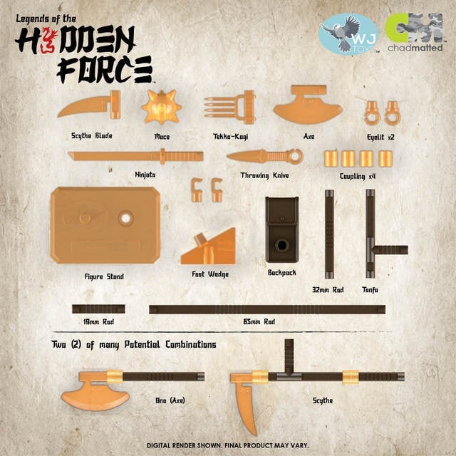 Legends of the Hidden Force Leading Edge Accessory Pack Gallery Image 3