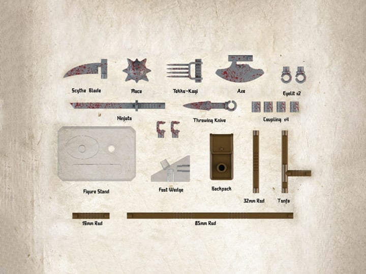 Legends of the Hidden Force Battle Weary Accessory Pack Gallery Image 1