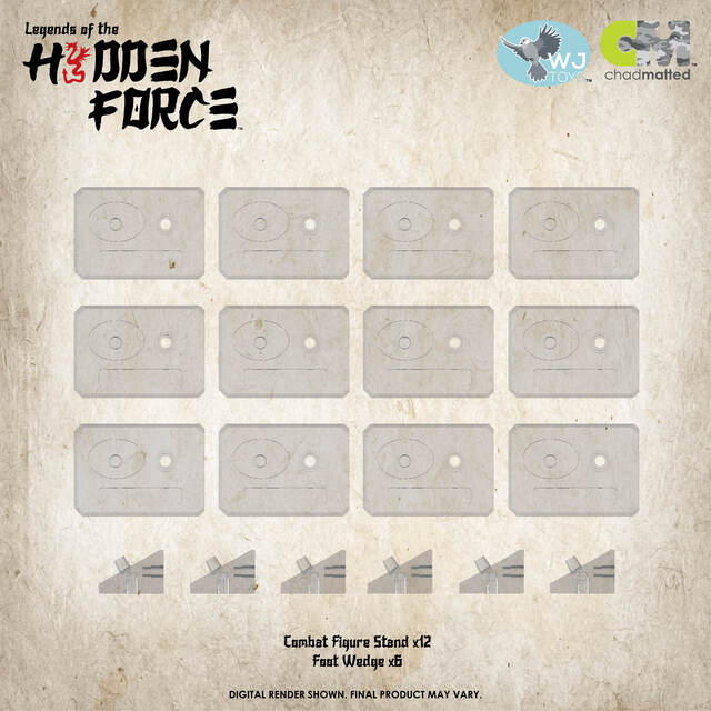 Legends of the Hidden Force Combat Stands 12-Pack Gallery Image 3