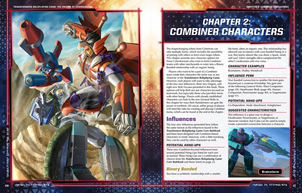 Transformers Roleplaying Game: The Enigma of Combination Sourcebook Gallery Image 6