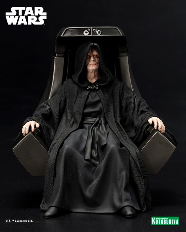 Star Wars: Return of the Jedi ArtFX+ Emperor Palpatine Statue (Reissue) Gallery Image 4