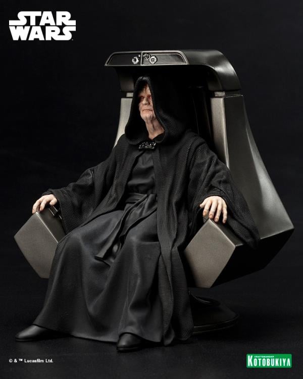 Star Wars: Return of the Jedi ArtFX+ Emperor Palpatine Statue (Reissue) Gallery Image 5