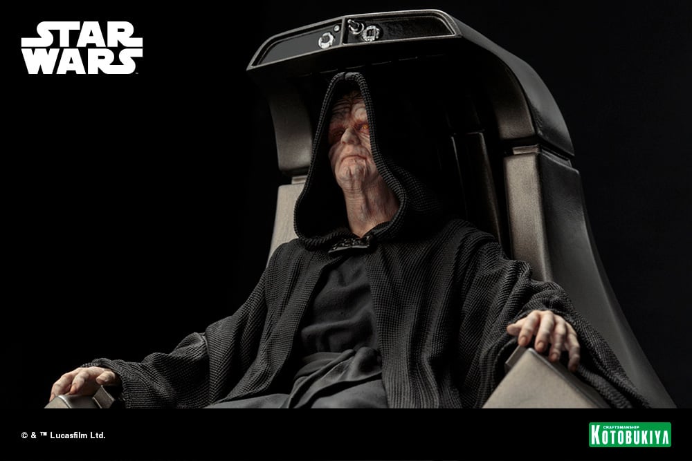 Star Wars: Return of the Jedi ArtFX+ Emperor Palpatine Statue (Reissue) Gallery Image 8