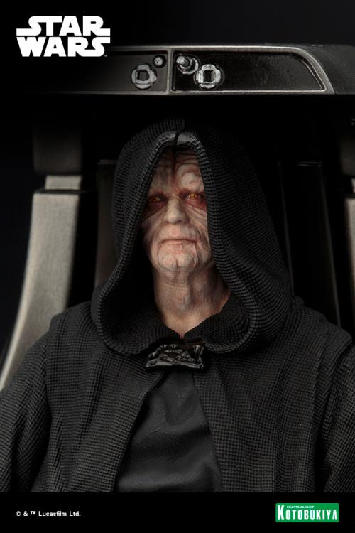 Star Wars: Return of the Jedi ArtFX+ Emperor Palpatine Statue (Reissue) Gallery Image 7