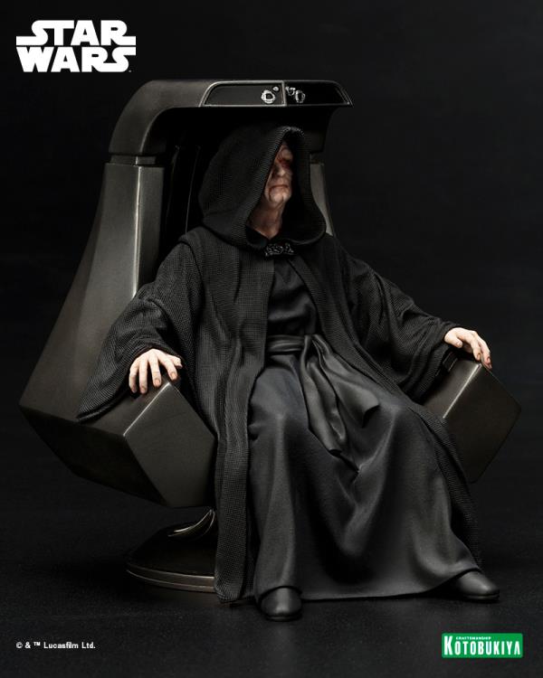 Star Wars: Return of the Jedi ArtFX+ Emperor Palpatine Statue (Reissue) Gallery Image 6