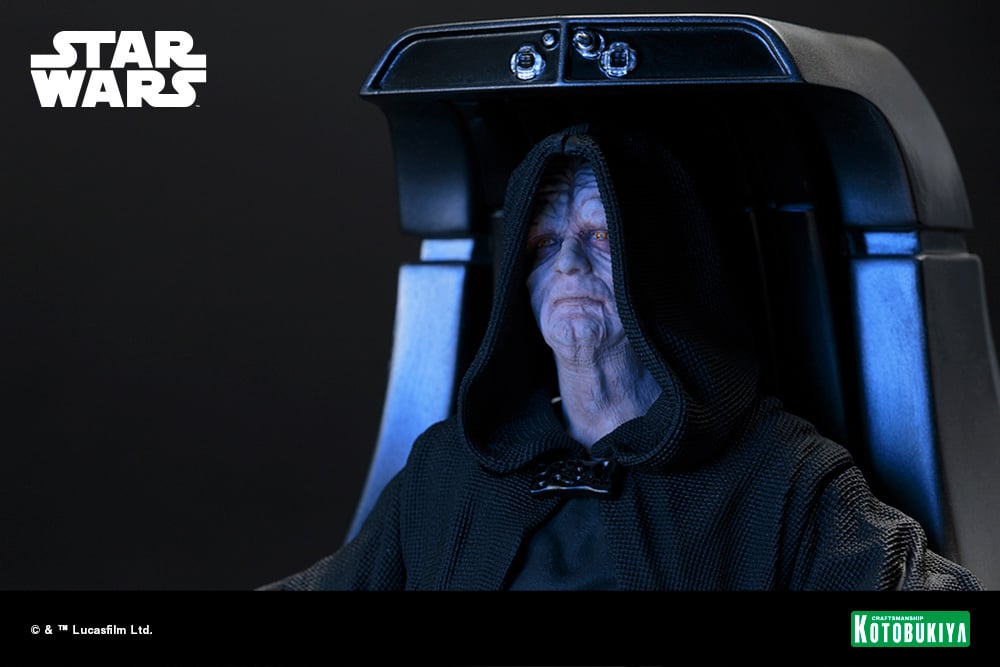 Star Wars: Return of the Jedi ArtFX+ Emperor Palpatine Statue (Reissue) Gallery Image 11