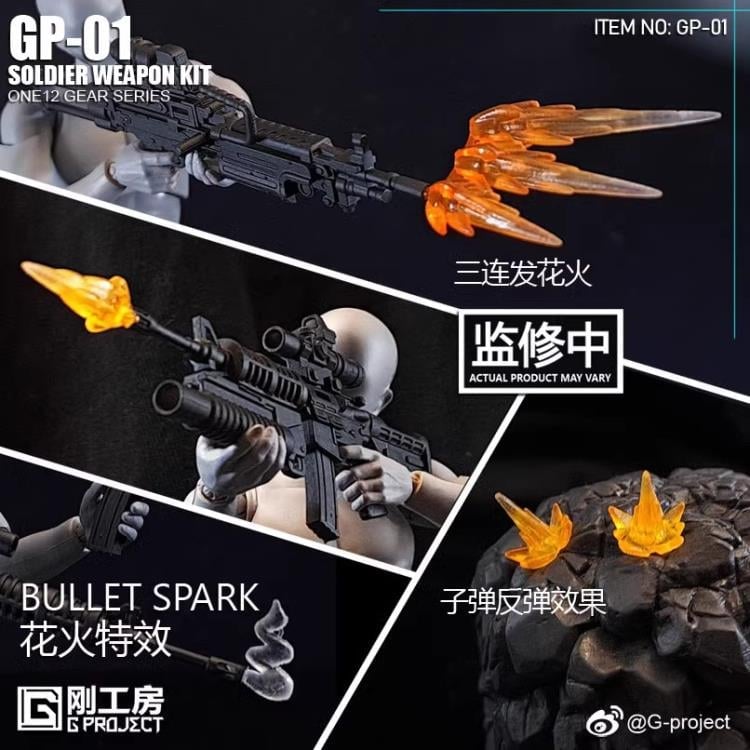 Gear Series GP-01 1/12 Scale Soldier Weapon Kit Gallery Image 22