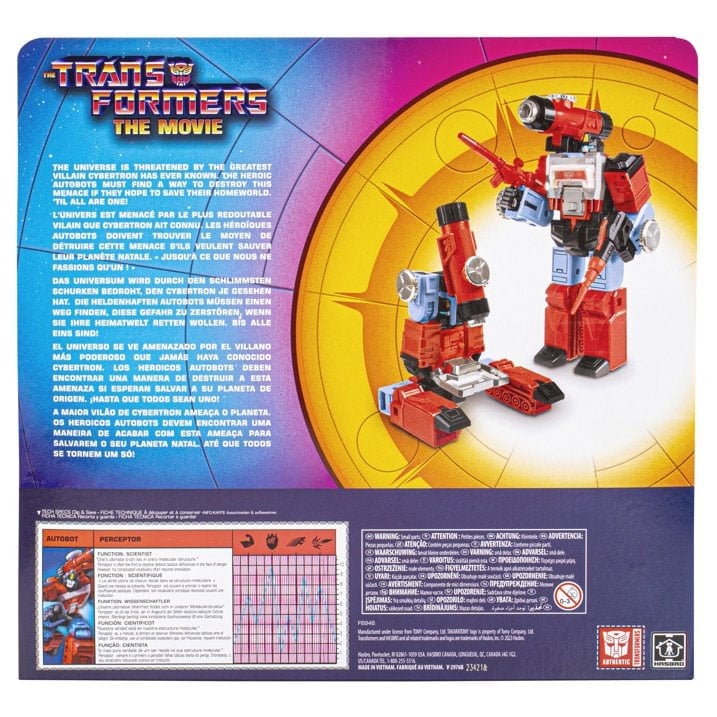 The Transformers: The Movie Autobot Scientist Perceptor Exclusive Gallery Image 7