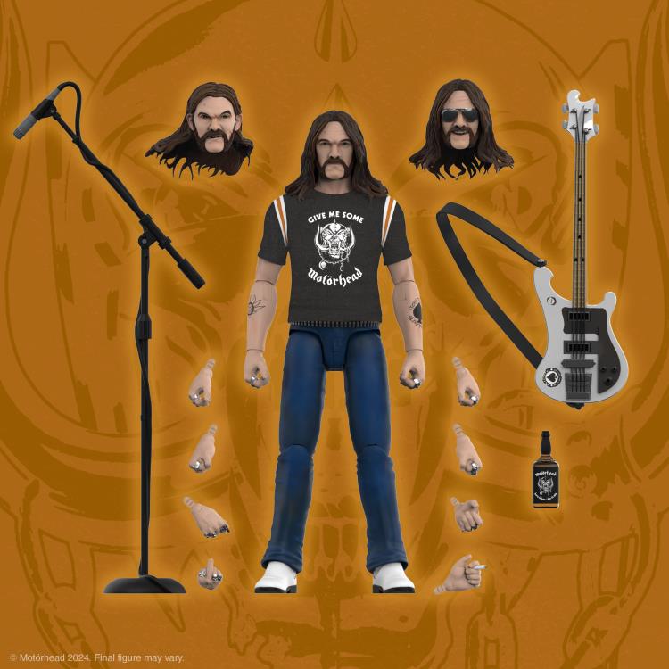 Motorhead ULTIMATES! Lemmy Kilmister (1981 Tour) Action Figure Gallery Image 7
