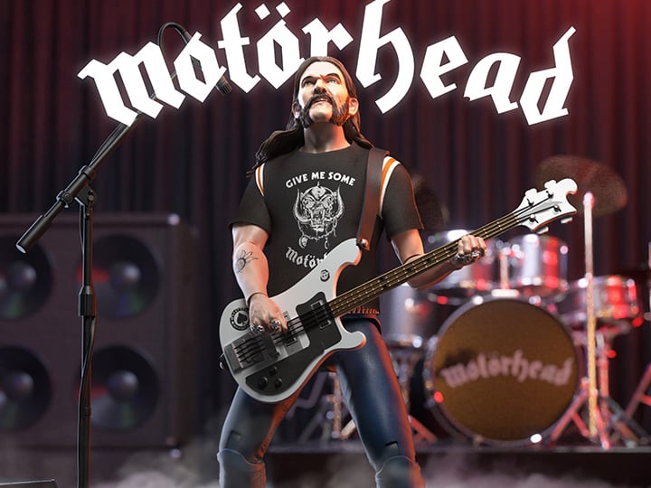 Motorhead ULTIMATES! Lemmy Kilmister (1981 Tour) Action Figure Gallery Image 1