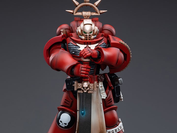 Warhammer 40k Blood Angels Veteran Laenatus 1/18 Scale Action Figure (Reissue) Gallery Image 1