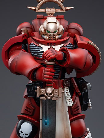Warhammer 40k Blood Angels Veteran Laenatus 1/18 Scale Action Figure (Reissue) Gallery Image 2