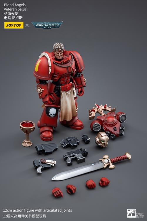 Warhammer 40k Blood Angels Veteran Salus 1/18 Scale Action Figure (Reissue) Gallery Image 7