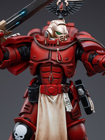 Warhammer 40k Blood Angels Veteran Vigna 1/18 Scale Action Figure (Reissue) Gallery Image 2
