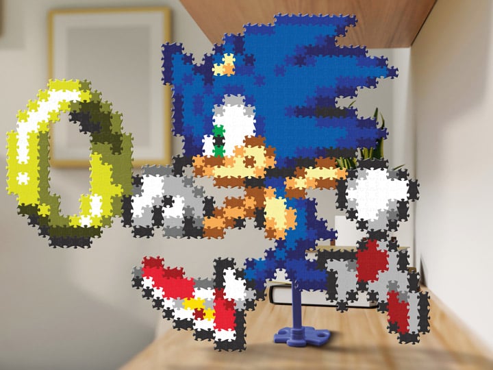 Sonic The Hedgehog Jixelz Remix Sonic 750-Piece Puzzle Gallery Image 1