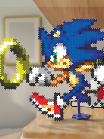 Sonic The Hedgehog Jixelz Remix Sonic 750-Piece Puzzle Gallery Image 2
