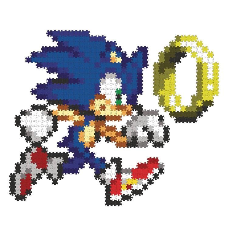 Sonic The Hedgehog Jixelz Remix Sonic 750-Piece Puzzle Gallery Image 5