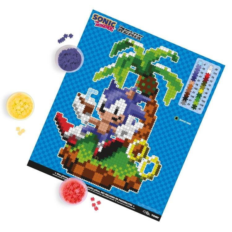 Sonic The Hedgehog Jixelz Remix Sonic Island 1250-Piece Puzzle