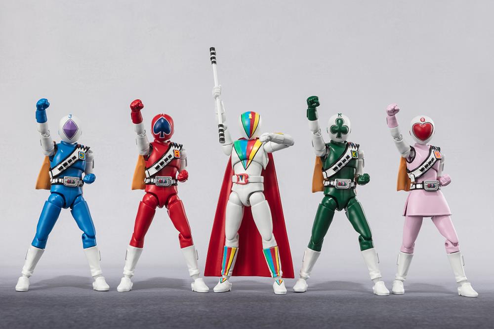 J.A.K.Q. Dengekitai Shodo Super Boxed Set of 5 Figures Gallery Image 3