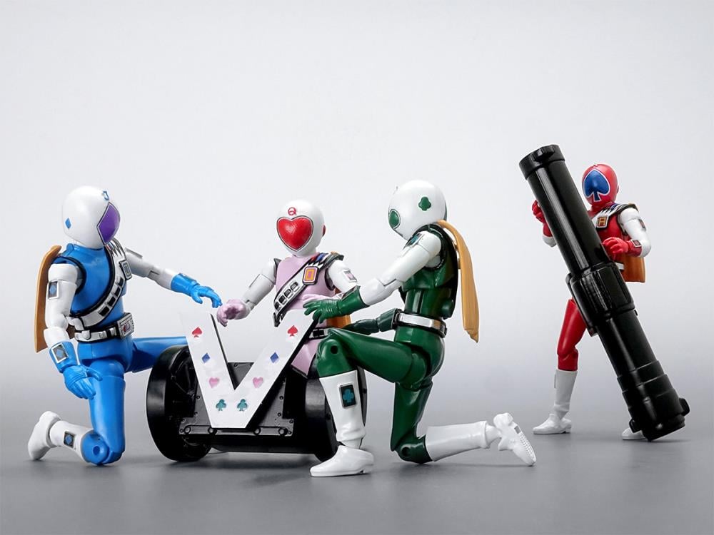 J.A.K.Q. Dengekitai Shodo Super Boxed Set of 5 Figures Gallery Image 26