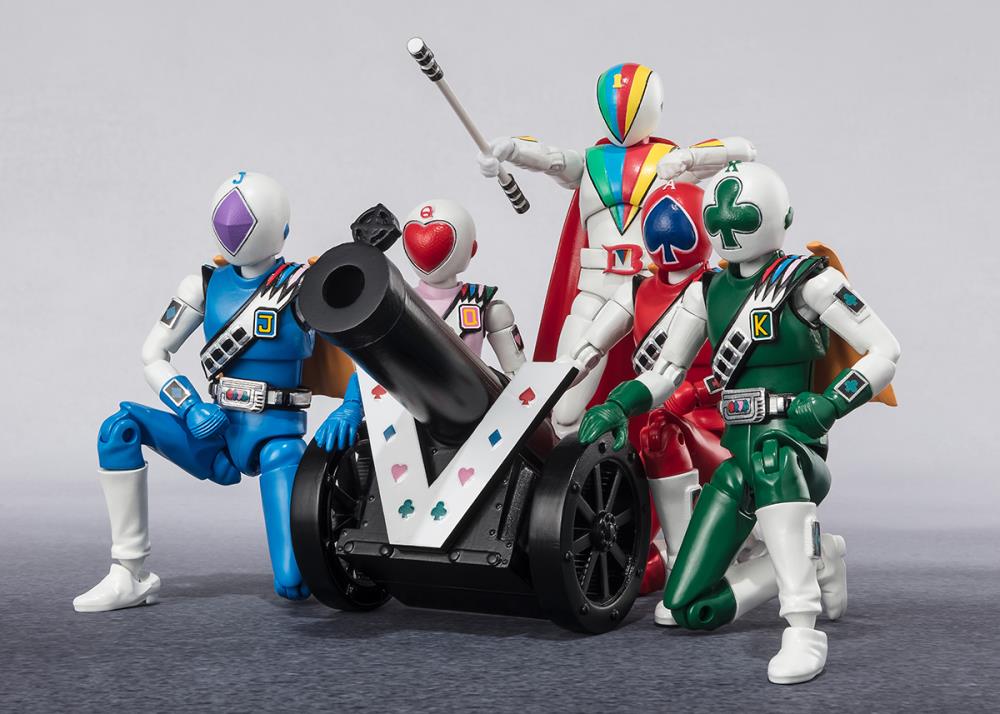 J.A.K.Q. Dengekitai Shodo Super Boxed Set of 5 Figures
