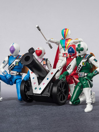 J.A.K.Q. Dengekitai Shodo Super Boxed Set of 5 Figures