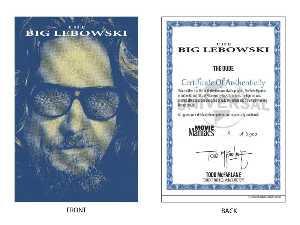 The Big Lebowski Movie Maniacs The Dude Limited Edition Figure Gallery Image 11
