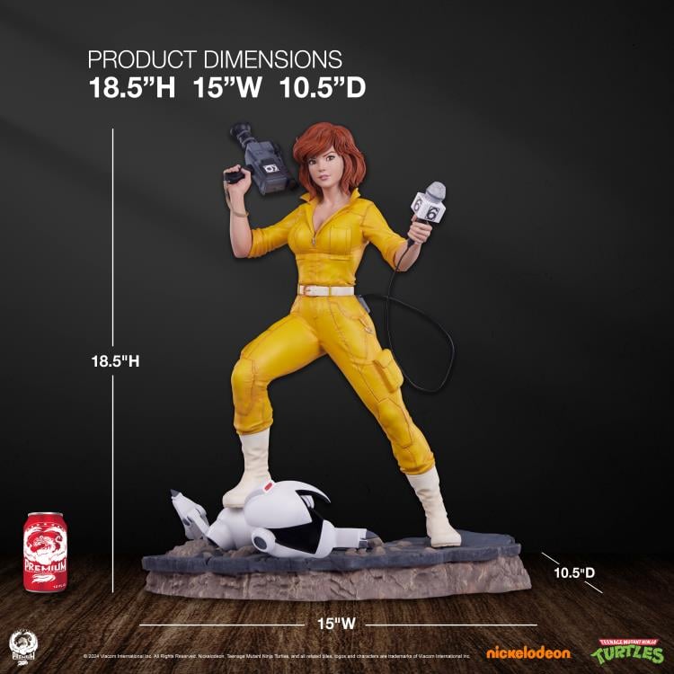 Teenage Mutant Ninja Turtles Premier Series April O'Neil 1/4 Scale Statue Gallery Image 31