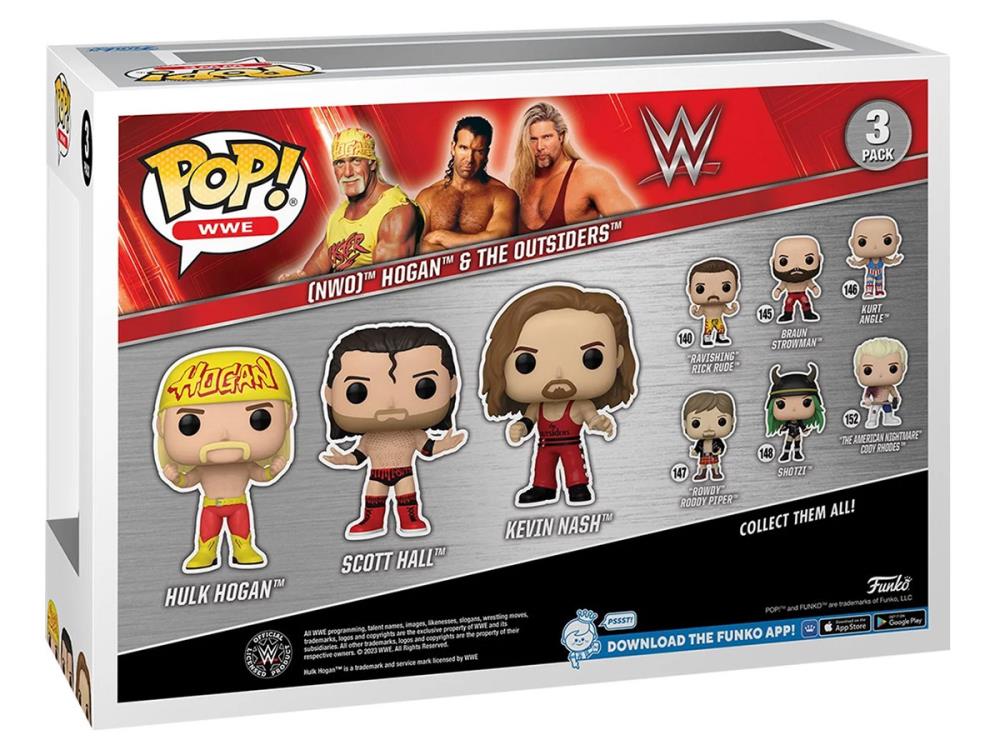 Pop! WWE: (NWO) Hogan & The Outsiders Three-Pack