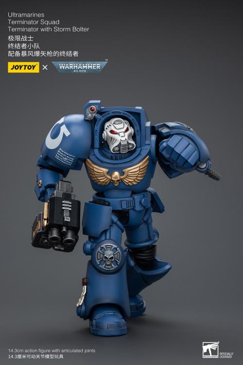 Warhammer 40K Ultramarines Terminator Squad Terminator with Storm Bolter 1/18 Scale Action Figure Gallery Image 7