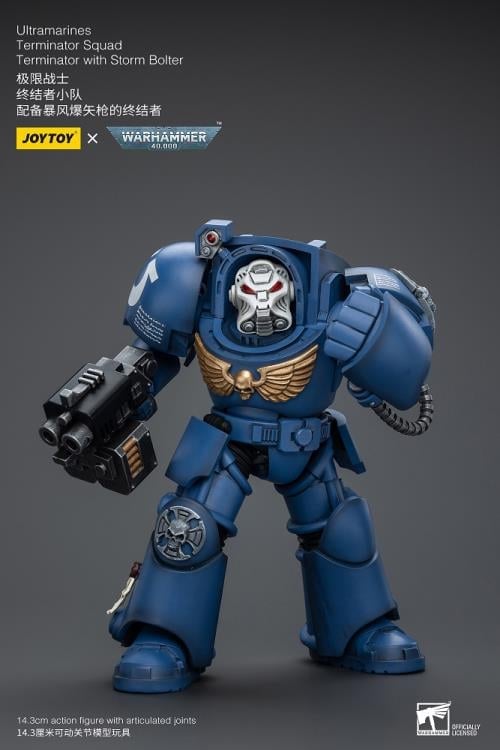 Warhammer 40K Ultramarines Terminator Squad Terminator with Storm Bolter 1/18 Scale Action Figure Gallery Image 6