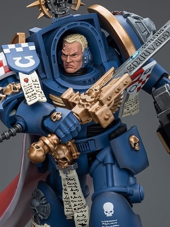 Warhammer 40K Ultramarines Terminator Captain Severus Agemman 1/18 Scale Action Figure Gallery Image 2