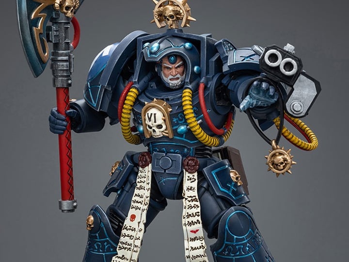 Warhammer 40K Ultramarines Librarian in Terminator Armor 1/18 Scale Action Figure Gallery Image 1