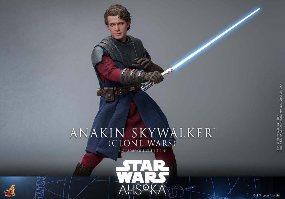 Star Wars: Ahsoka TMS Anakin Skywalker (Clone Wars Era) 1/6 Scale Collectible Figure Gallery Image 12