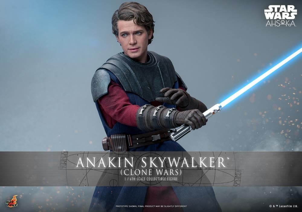 Star Wars: Ahsoka TMS Anakin Skywalker (Clone Wars Era) 1/6 Scale Collectible Figure Gallery Image 21