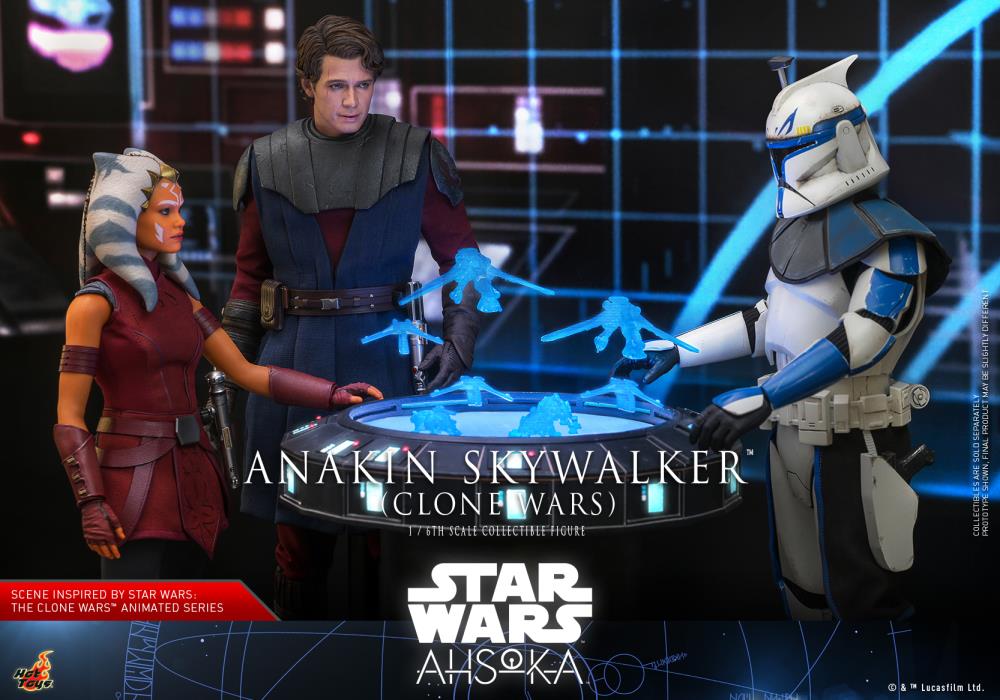Star Wars: Ahsoka TMS Anakin Skywalker (Clone Wars Era) 1/6 Scale Collectible Figure Gallery Image 20