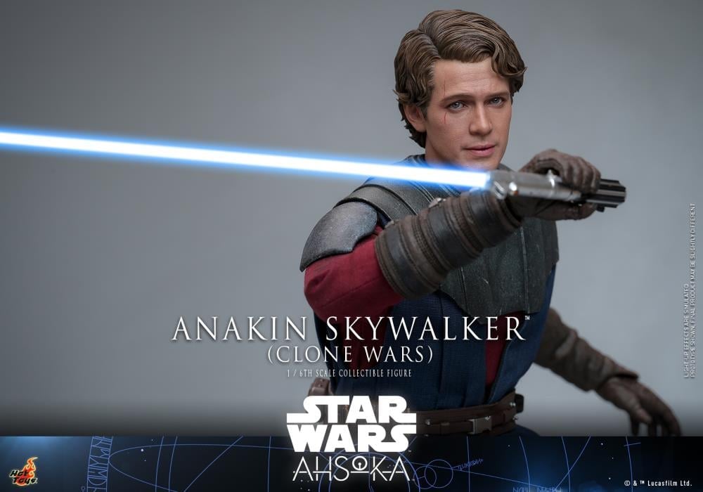 Star Wars: Ahsoka TMS Anakin Skywalker (Clone Wars Era) 1/6 Scale Collectible Figure Gallery Image 11