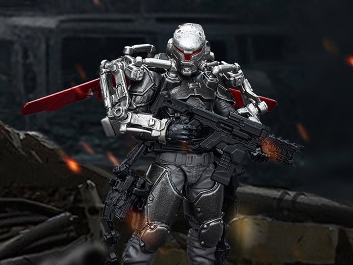 Military Figures Army Builder Promotion Pack Figure 28 Lone Wolf with Exoskeleton 1/18 Scale Action Figure Gallery Image 1