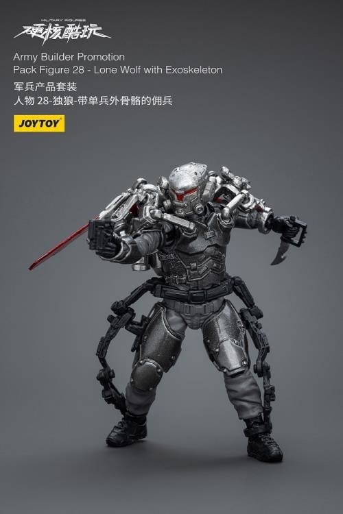 Military Figures Army Builder Promotion Pack Figure 28 Lone Wolf with Exoskeleton 1/18 Scale Action Figure Gallery Image 5