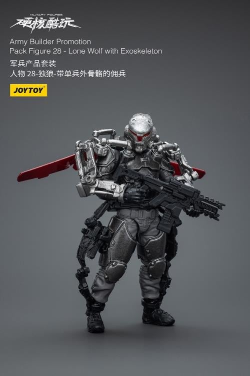 Military Figures Army Builder Promotion Pack Figure 28 Lone Wolf with Exoskeleton 1/18 Scale Action Figure Gallery Image 4