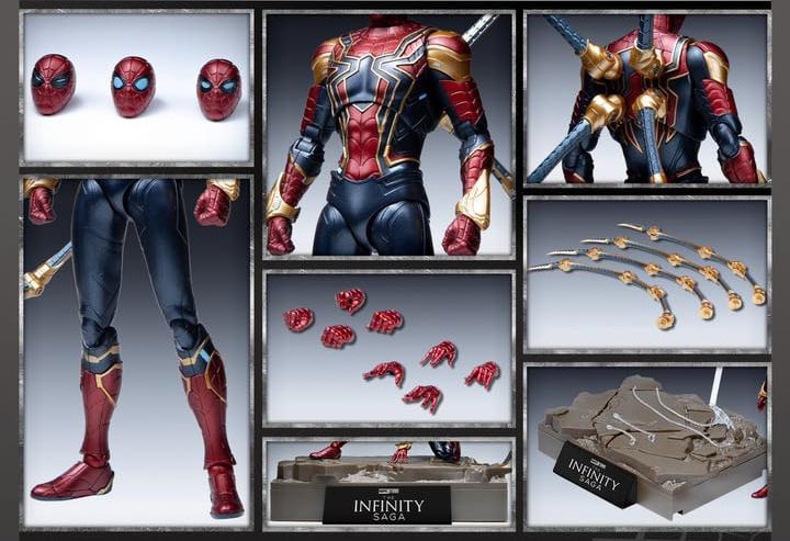Marvel The Infinity Saga Iron Spider 1/12 Scale Model Kit Gallery Image 13