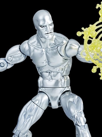 Silver Surfer (Comic) Marvel Legends Silver Surfer Action Figure Gallery Image 2
