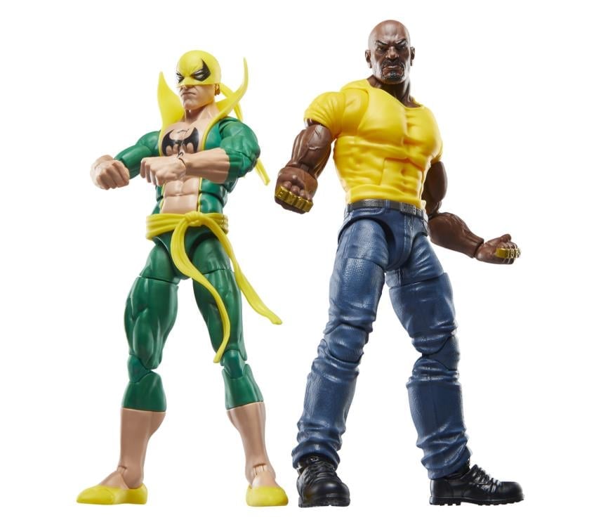 The New Avengers Marvel Legends Iron Fist & Luke Cage Action