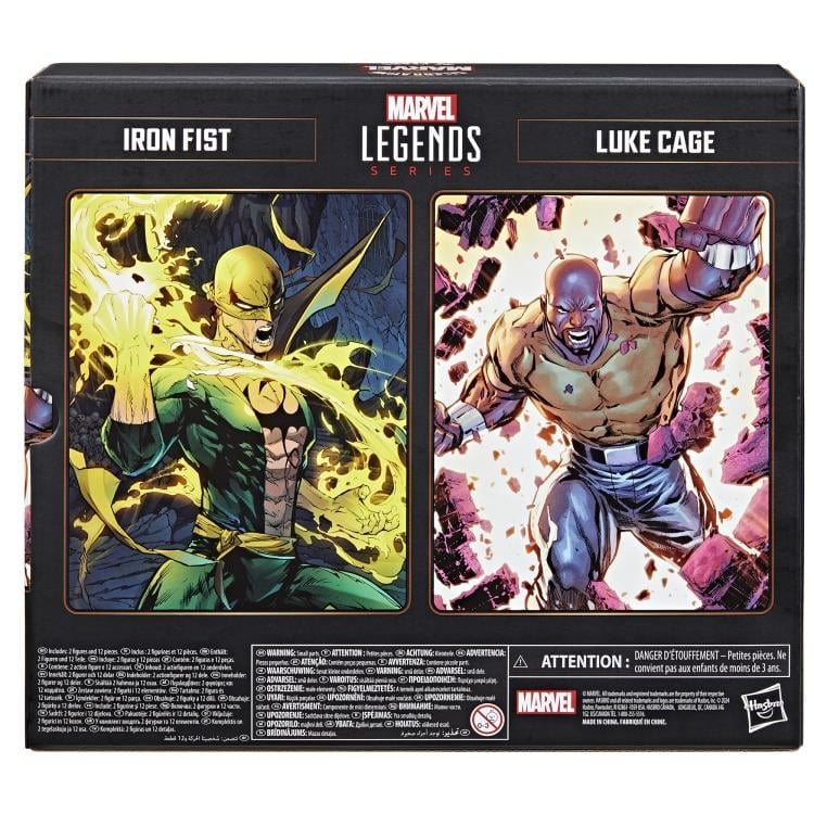 The New Avengers Marvel Legends Iron Fist & Luke Cage Action Figure Two-Pack Gallery Image 17