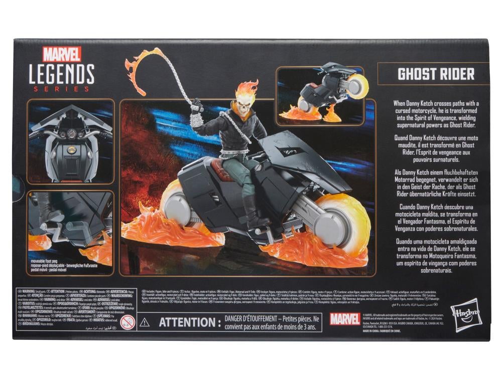 Ghost Rider Marvel Legends Ghost Rider (Danny Ketch) & Hellcycle Action Figure Set Gallery Image 16