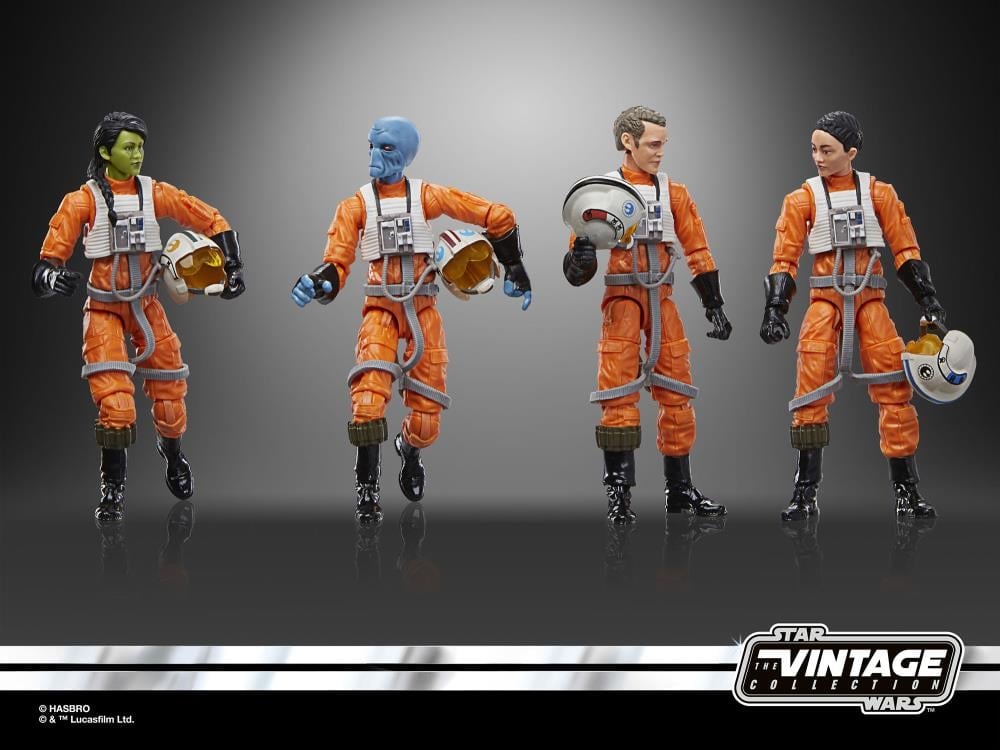 Star Wars: The Vintage Collection X-Wing Pilot Four-Pack (Ahsoka)