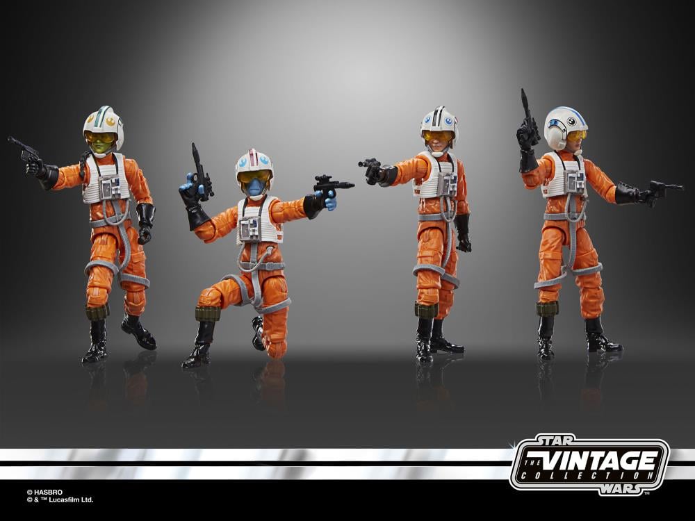 STAR WARS コレクションセット レア Star Wars: The Vintage Collection X-Wing Pilot Four-Pack (Ahsoka)