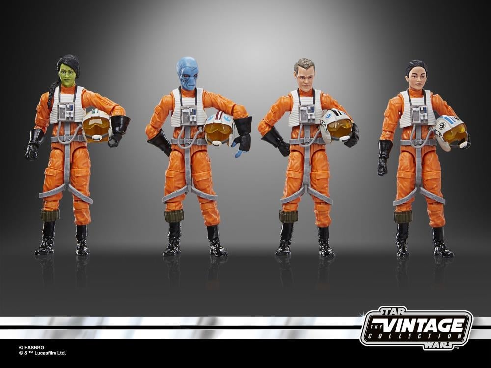 Star Wars: The Vintage Collection X-Wing Pilot Four-Pack (Ahsoka)