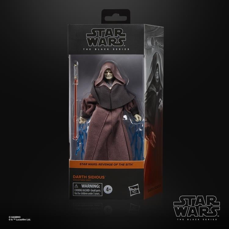 Star Wars: The Black Series 6" Darth Sidious (Revenge of the Sith) Gallery Image 7
