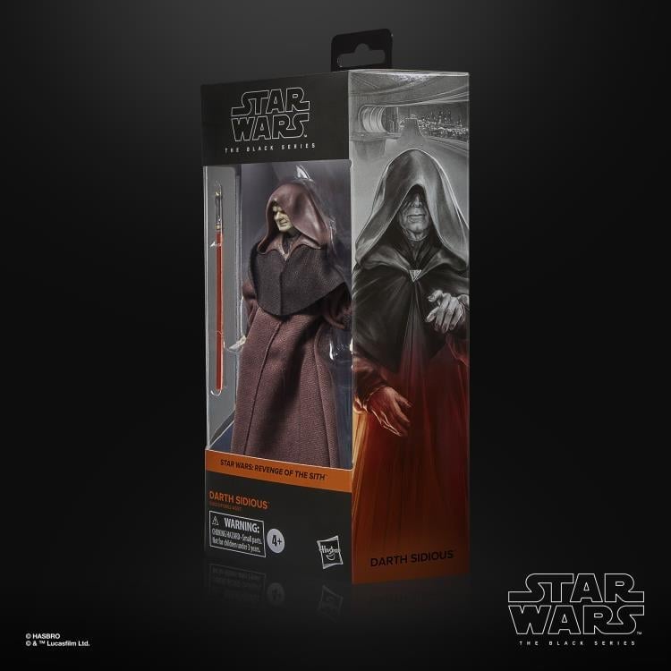 Star Wars: The Black Series 6" Darth Sidious (Revenge of the Sith) Gallery Image 8